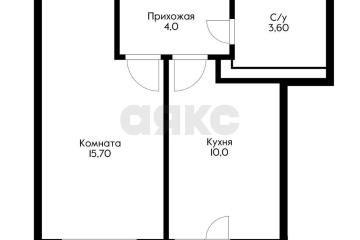 Фото №3: 1-комнатная квартира 37 м² - Краснодар, мкр. жилой комплекс Нeo-квартал Красная Площадь, ул. им. Мурата Ахеджака, 12