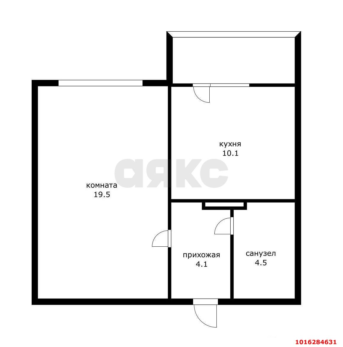 Фото №9: 1-комнатная квартира 42 м² - Краснодар, Прикубанский внутригородской округ, мкр. Завод Измерительных Приборов, ул. имени 40-летия Победы, 33/10