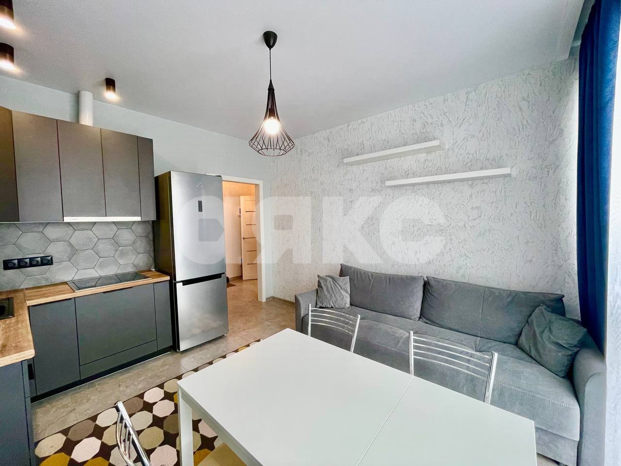 Фото №2: 1-комнатная квартира 36 м² - Сочи, Центральный, Заречный, мкр. жилой комплекс Раз.Два.Три!, ул. Пластунская, 123Ак2