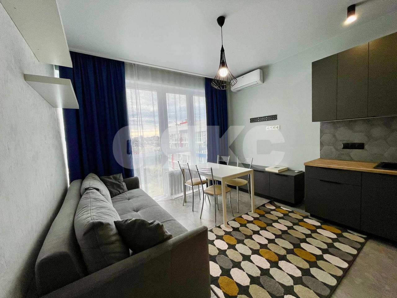 Фото №6: 1-комнатная квартира 36 м² - Сочи, Центральный, Заречный, мкр. жилой комплекс Раз.Два.Три!, ул. Пластунская, 123Ак2