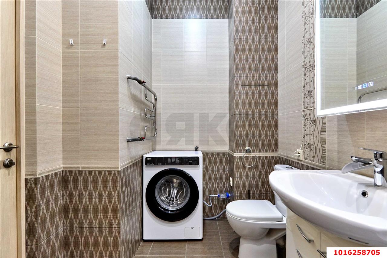 Фото №9: 1-комнатная квартира 49 м² - Краснодар, Западный внутригородской округ, мкр. Фестивальный, пр-д Дальний, 9к2