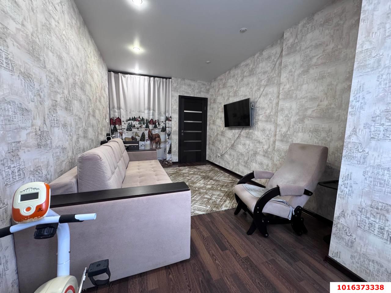 Фото №5: 1-комнатная квартира 38 м² - Краснодар, жилой комплекс Времена Года 3, Завод Радиоизмерительных Приборов, имени Петра Метальникова, мкр. Прикубанский внутригородской округ, ул. Цезаря Куникова, 24к2