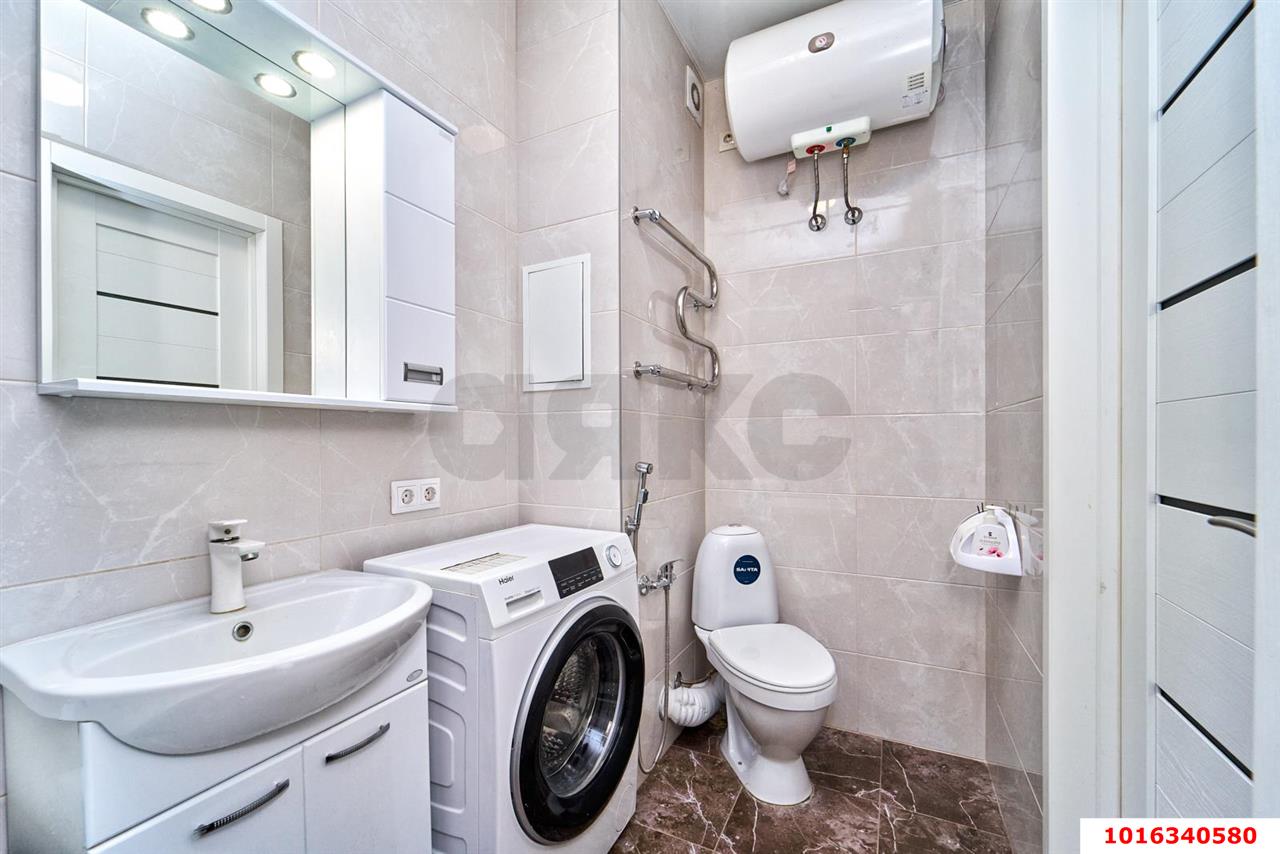 Фото №9: 1-комнатная квартира 44 м² - Краснодар, Завод Радиоизмерительных Приборов, Прикубанский внутригородской округ, имени Петра Метальникова, жилой комплекс Лучезарный, мкр. Музыкальный, ул. имени Сергея Есенина, 131