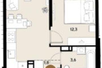 Фото №1: 1-комнатная квартира 34 м² - Краснодар, мкр. Прикубанский внутригородской округ, 