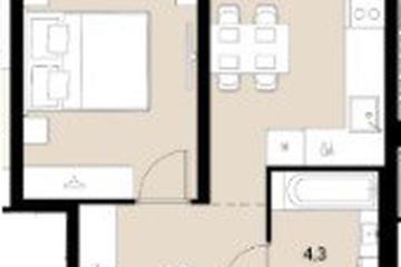 Фото №1: 1-комнатная квартира 34 м² - Краснодар, мкр. Прикубанский внутригородской округ, 