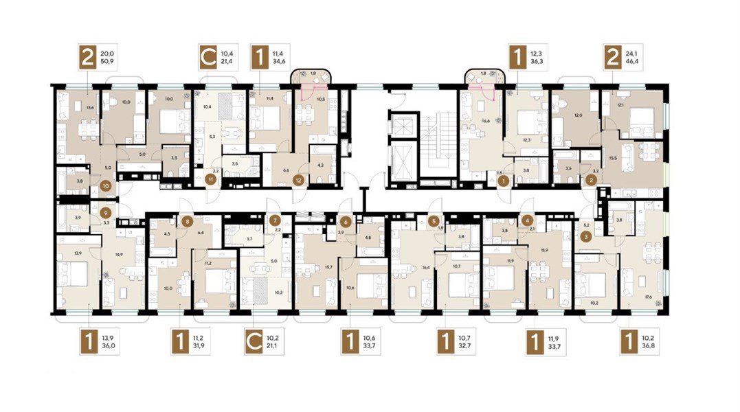 Фото №8: 1-комнатная квартира 32 м² - Краснодар, мкр. Прикубанский внутригородской округ