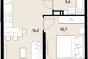 Фото №1: 1-комнатная квартира 34 м² - Краснодар, мкр. Прикубанский внутригородской округ, 