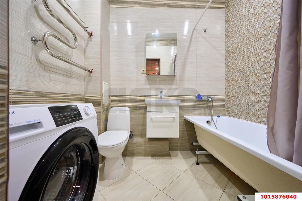 Фото №10: 1-комнатная квартира 44 м² - Краснодар, Карасунский внутригородской округ, мкр. жилой комплекс Трилогия, ул. имени Невкипелого, 24/2к3