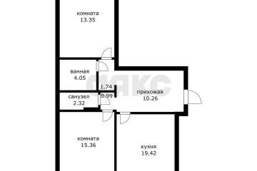 Фото №1: 2-комнатная квартира 67 м² - Краснодар, мкр. Новый, ул. 9-я Тихая, 9