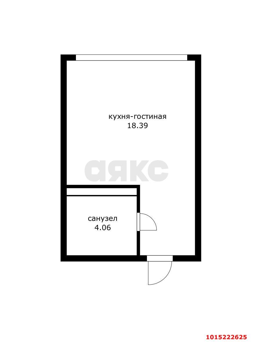 Фото №20: Студия 22 м² - Краснодар, Центральный внутригородской округ, мкр. Черёмушки, ул. Обрывная, 132/1к24