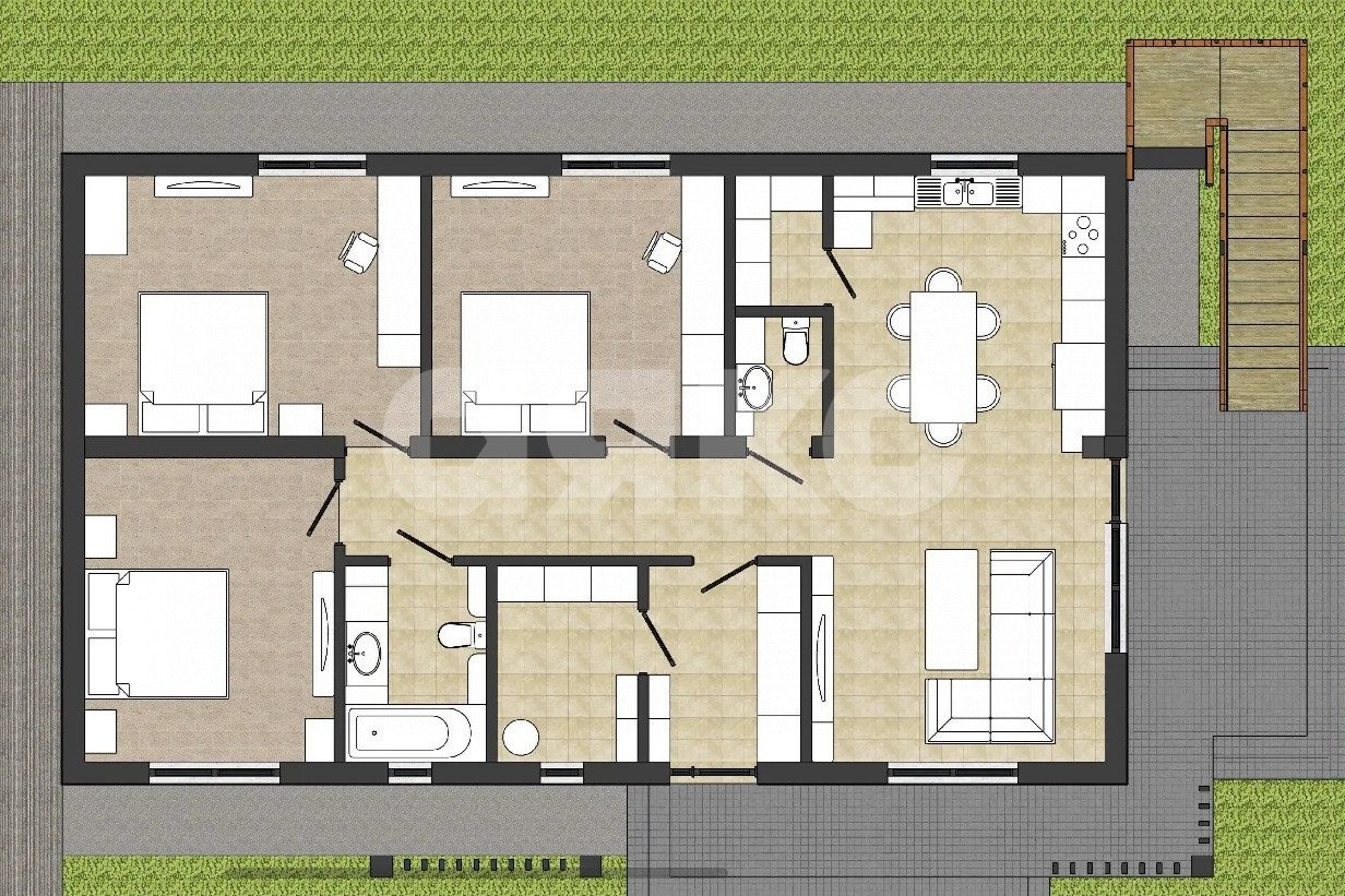 Фото №23: Дом 200 м² + 5.1 сот. - Южная Озереевка, ул. Туманная, 12