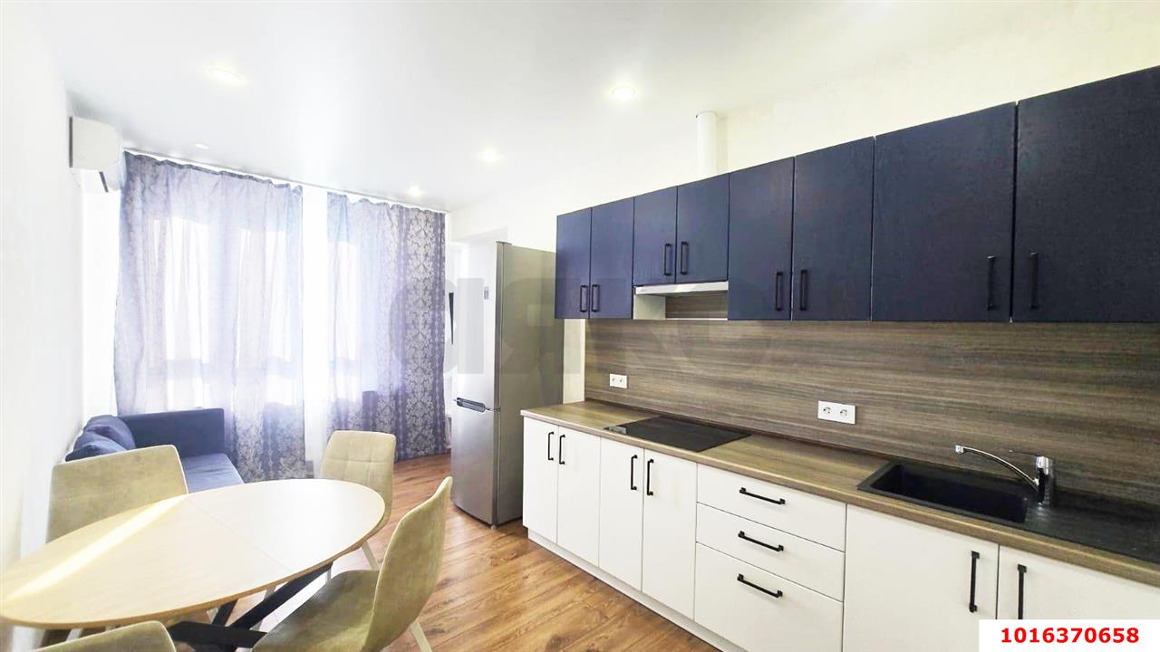 Фото №3: 1-комнатная квартира <span class="whitespace-nowrap">42 м²</span>, <span class="whitespace-nowrap">15/19 эт.</span> - Краснодар, Прикубанский внутригородской округ, мкр. жилой комплекс Новелла, ул. Питерская, 40к1