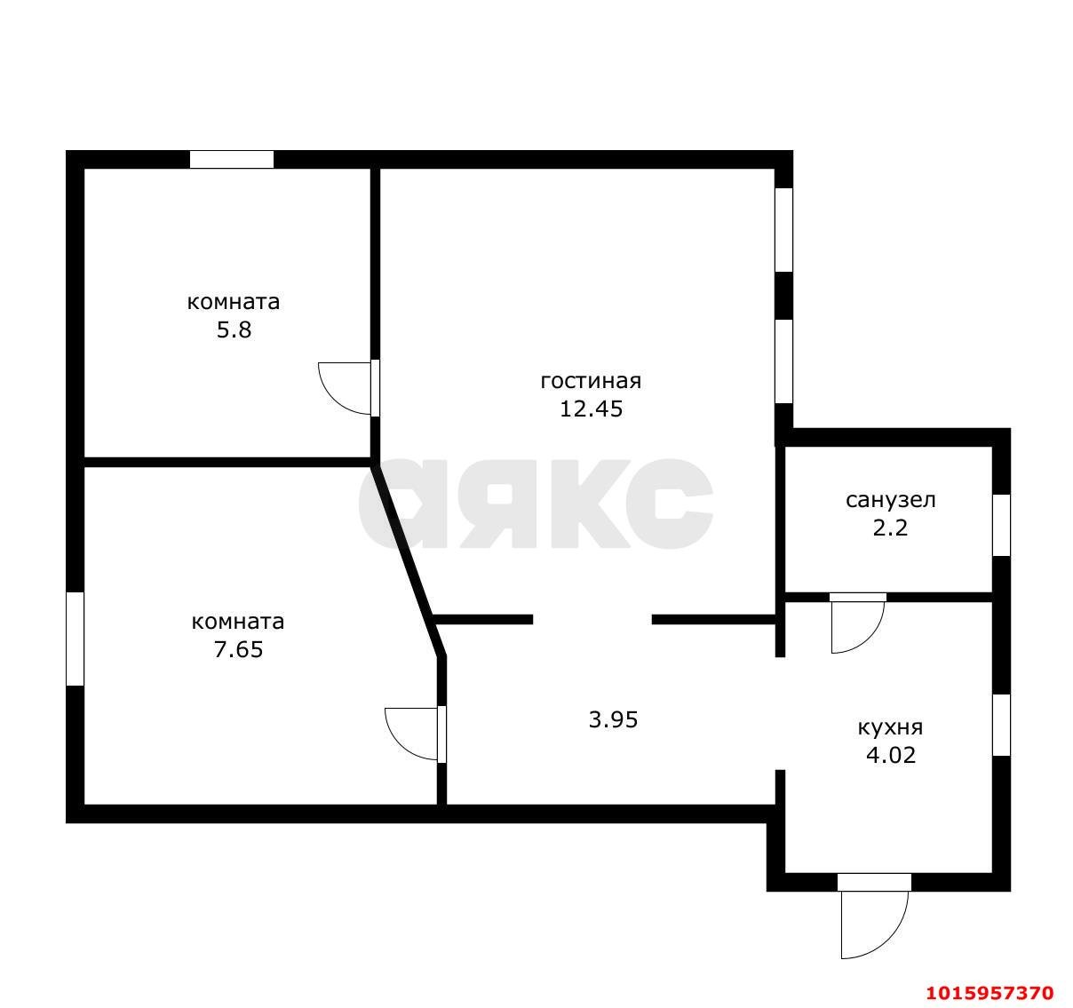 Фото №18: Комната 28 м² - Краснодар, Западный внутригородской округ, мкр. Центральный, ул. Братьев Игнатовых, 62