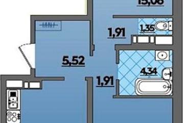 Фото №1: 2-комнатная квартира 63 м² - Майкоп, 