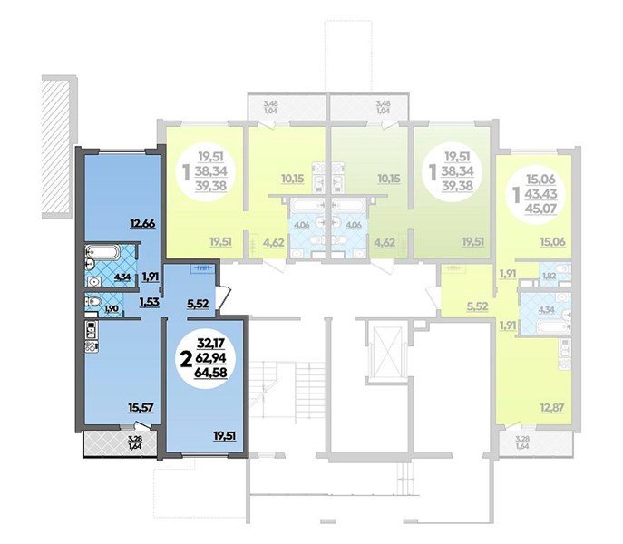 Фото №8: 2-комнатная квартира 64 м² - Майкоп