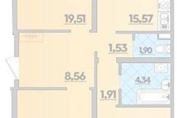 Фото №1: 3-комнатная квартира 87 м² - Майкоп, 