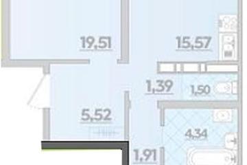 Фото №1: 2-комнатная квартира 64 м² - Майкоп, 