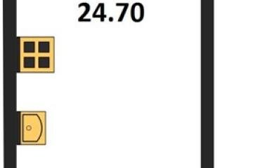 Фото №1: Студия 24 м² - Краснодар, мкр. Прикубанский внутригородской округ, 