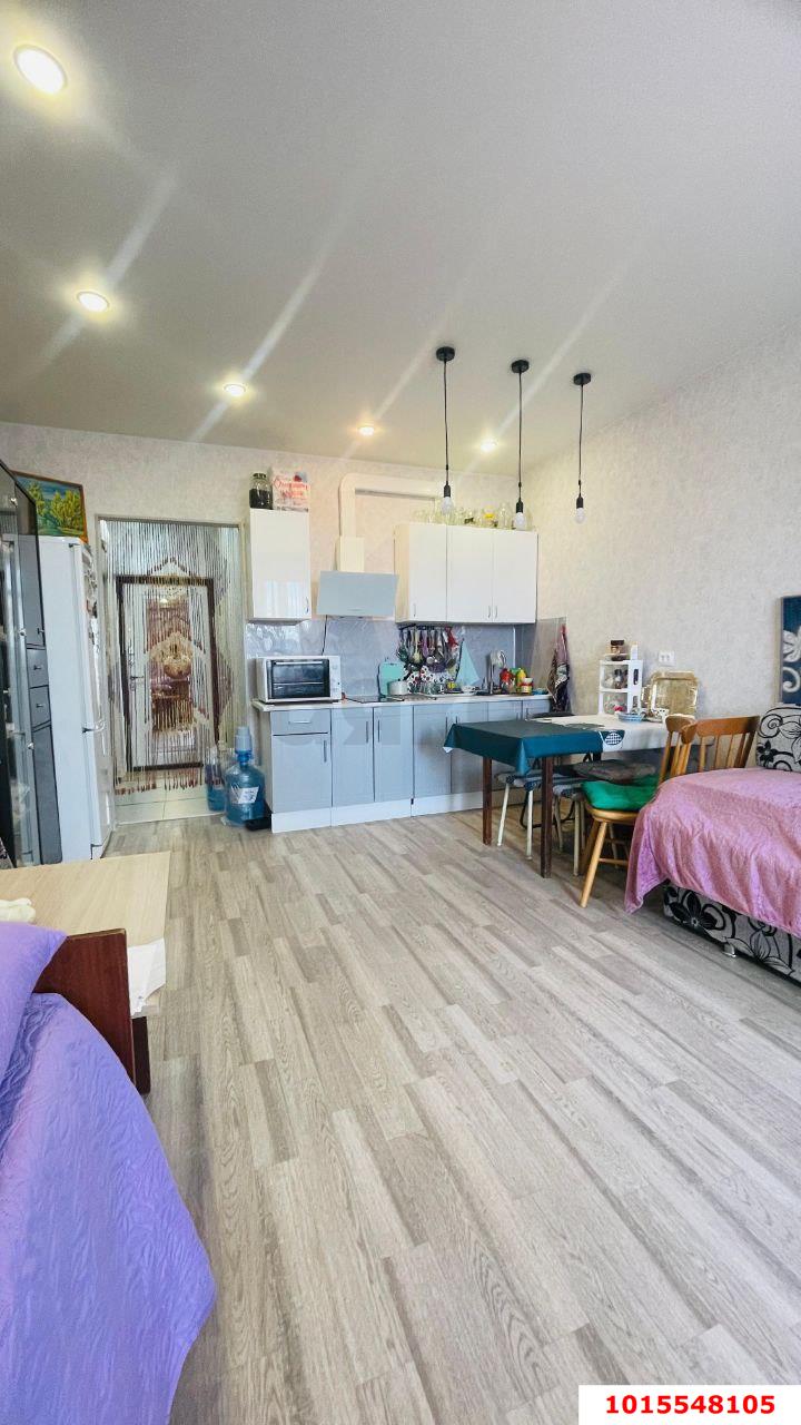 Фото №1: Студия 33 м² - Краснодар, Прикубанский внутригородской округ, Завод Радиоизмерительных Приборов, мкр. Музыкальный, ул. имени Сергея Есенина, 127/2