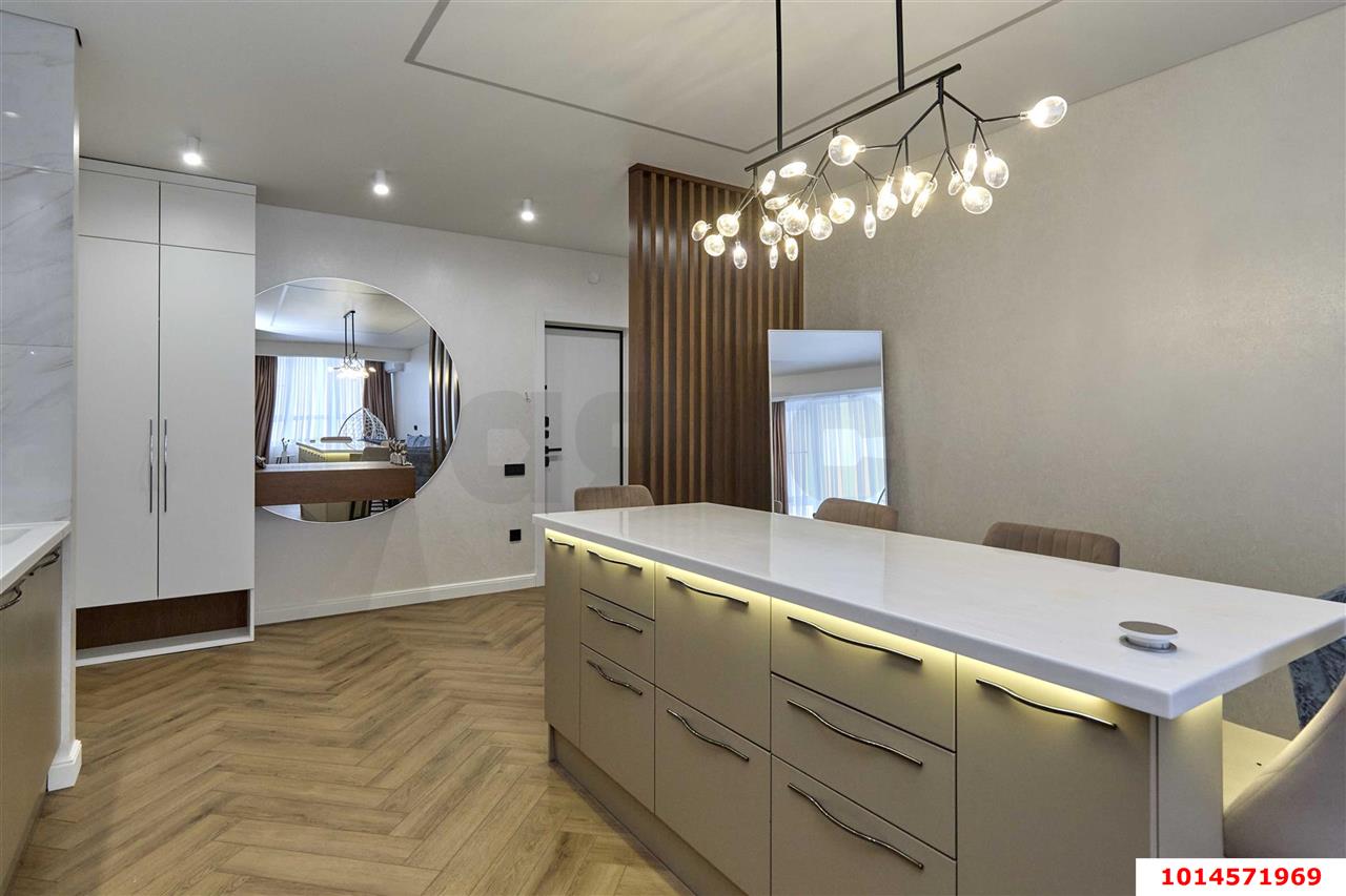 Фото №6: 1-комнатная квартира 48 м² - Краснодар, Карасунский внутригородской округ, Хлопчато-бумажный Комбинат, мкр. жилой комплекс Фамилия, ул. Старокубанская, 124к1