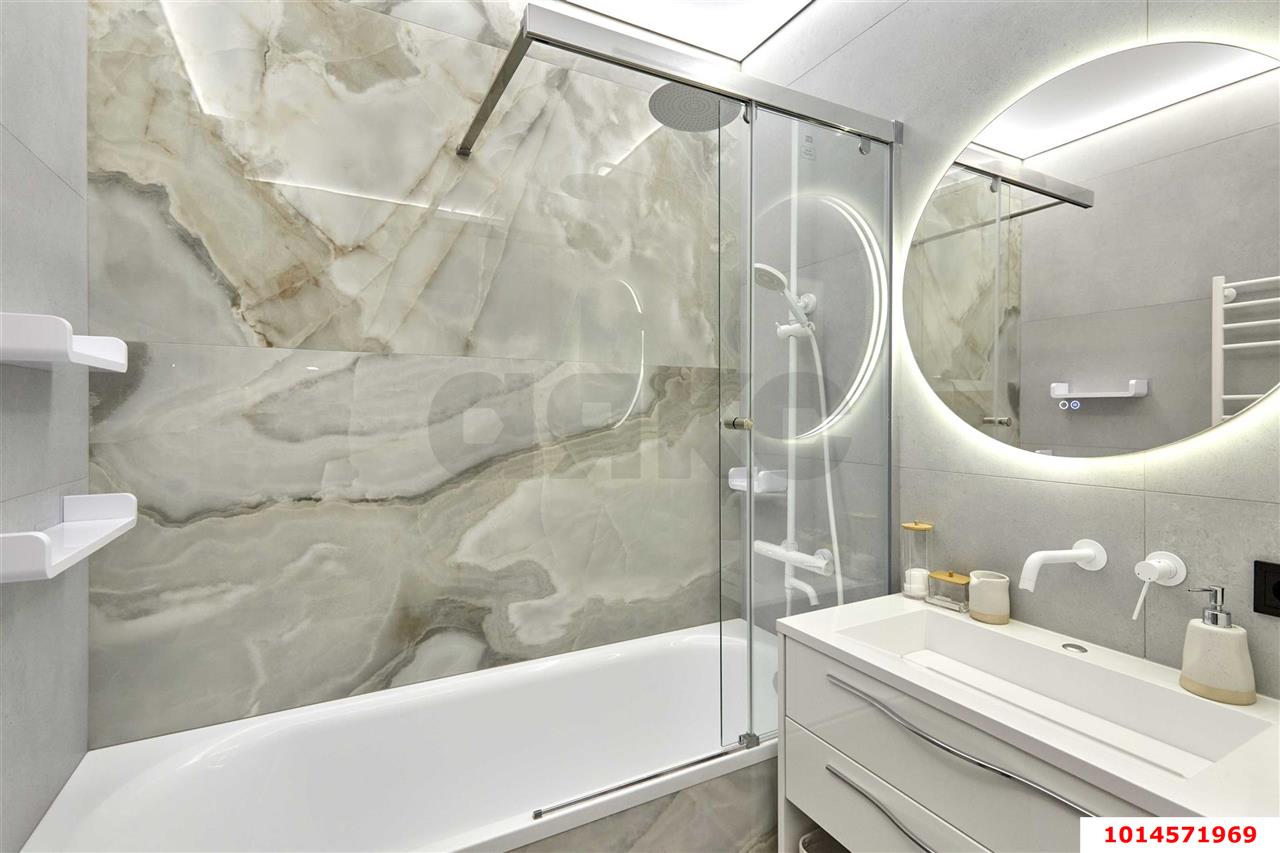 Фото №14: 1-комнатная квартира 48 м² - Краснодар, Карасунский внутригородской округ, Хлопчато-бумажный Комбинат, мкр. жилой комплекс Фамилия, ул. Старокубанская, 124к1