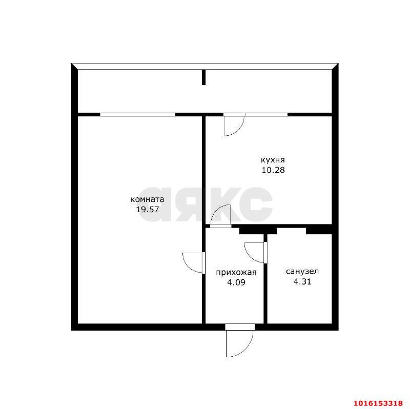 Фото №24: 1-комнатная квартира 42 м² - Краснодар, ул. Камвольная, 8