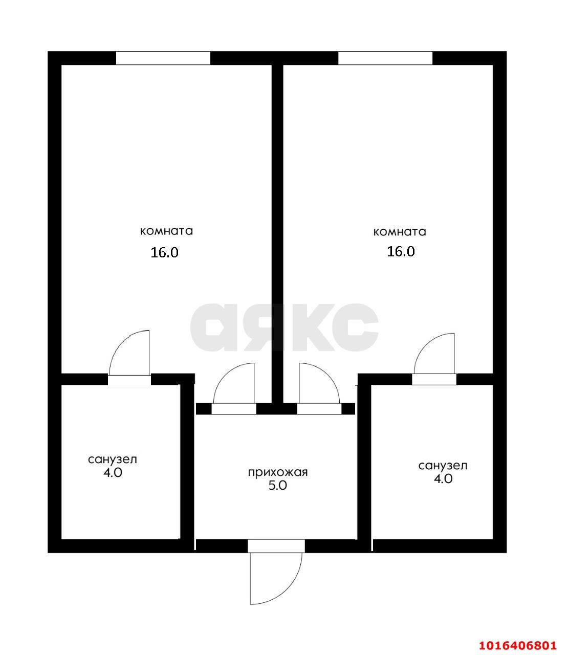 Фото №19: 1-комнатная квартира 42 м² - Краснодар, Центральный внутригородской округ, мкр. Центральный, ул. Красная, 176