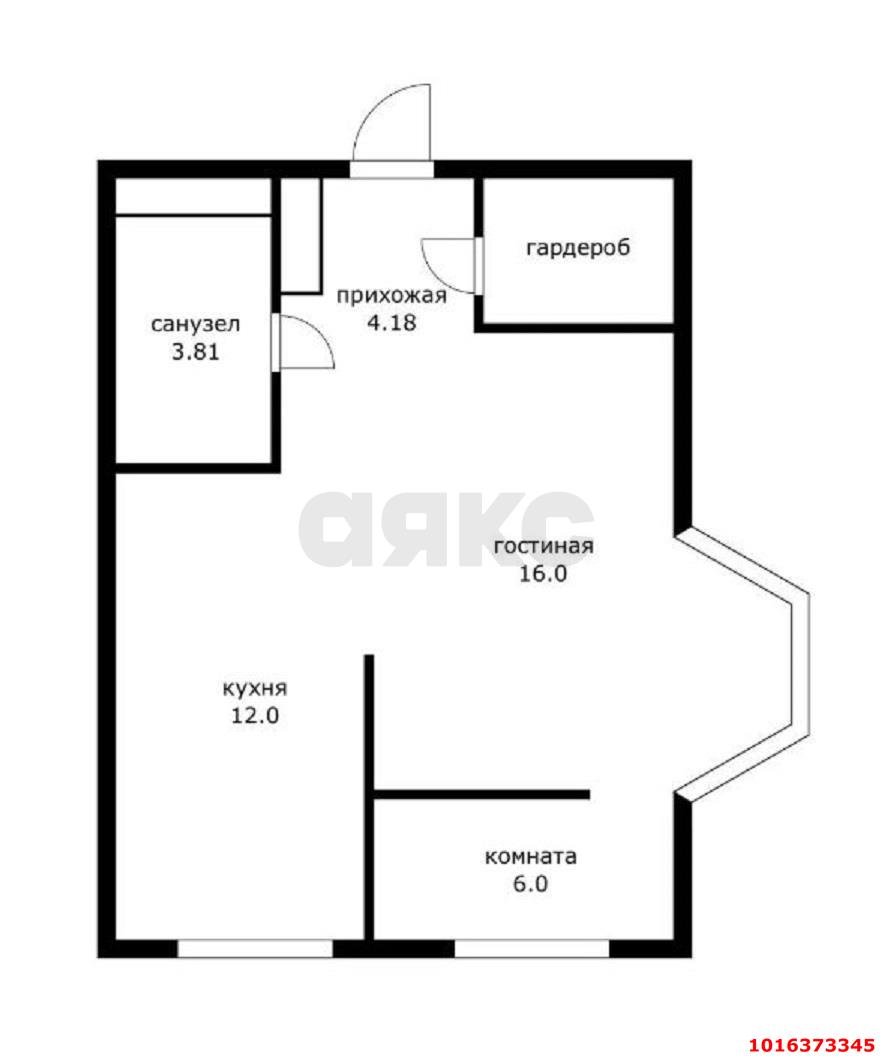Фото №20: 1-комнатная квартира 47 м² - Краснодар, Центральный внутригородской округ, Центральный, мкр. ЖК Большой, ул. Красная, 176лит2