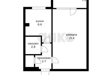 Фото №4: 1-комнатная квартира 35 м² - Краснодар, мкр. Микрохирургии глаза, ул. Академика Лукьяненко, 95к4
