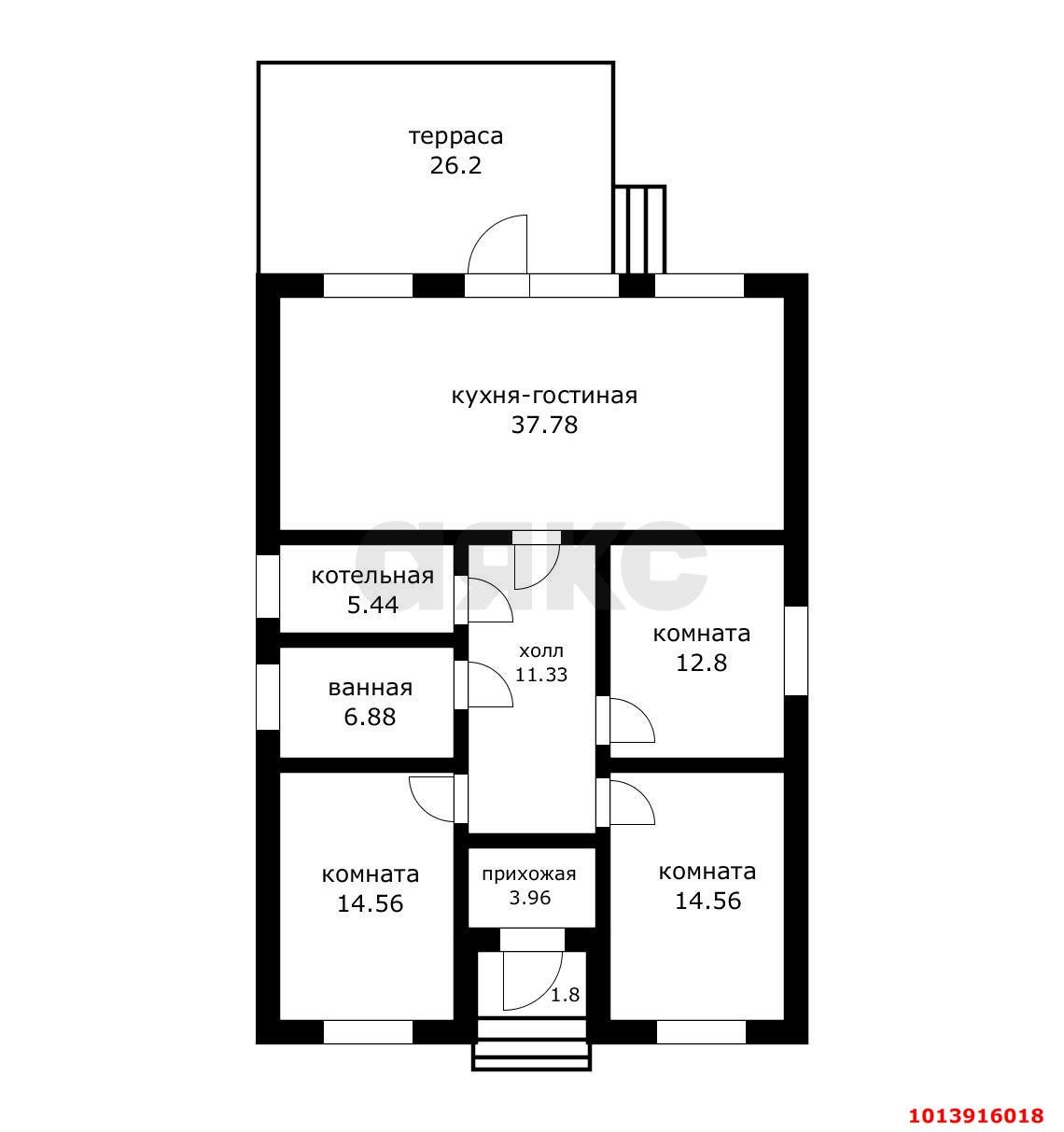 Фото №2: Дом 118 м² + 4 сот. - Знаменский, Карасунский внутригородской округ, мкр. СТ Рассвет, ул. Яблоневая, 160