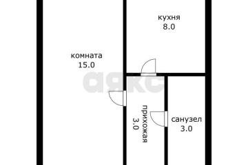 Фото №3: 1-комнатная квартира 30 м² - Российский, мкр. Прикубанский внутригородской округ, ул. Заводовского, 16