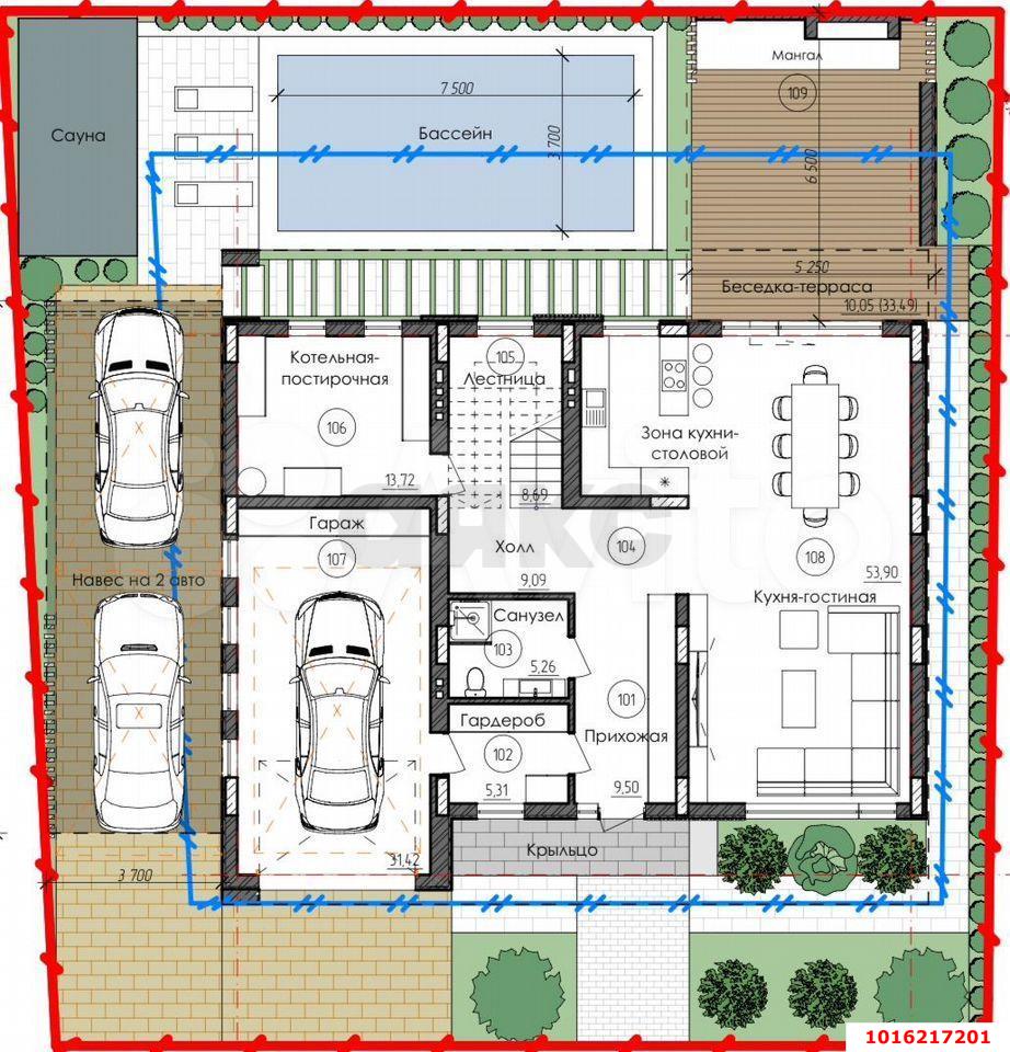 Фото №8: Земельный участок 4.4 сот. - Краснодар, Западный внутригородской округ, мкр. Фестивальный, ул. Карла Маркса, 103