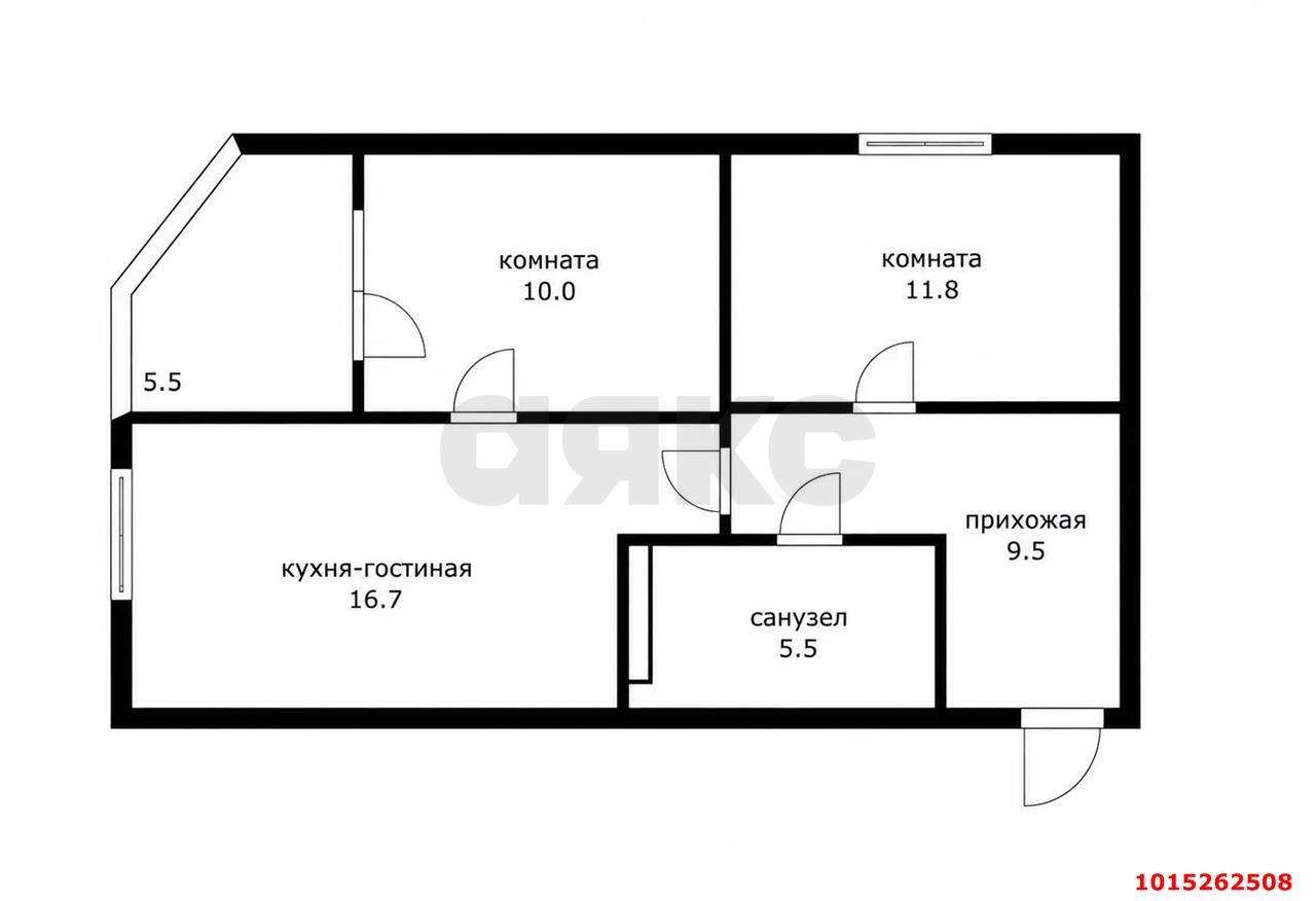 Фото №19: 2-комнатная квартира <span class="whitespace-nowrap">60 м²</span>, <span class="whitespace-nowrap">20/24 эт.</span> - Краснодар, Прикубанский внутригородской округ, Россинского, мкр. жилой комплекс Дружный-2, б-р Адмиралтейский, 3к2