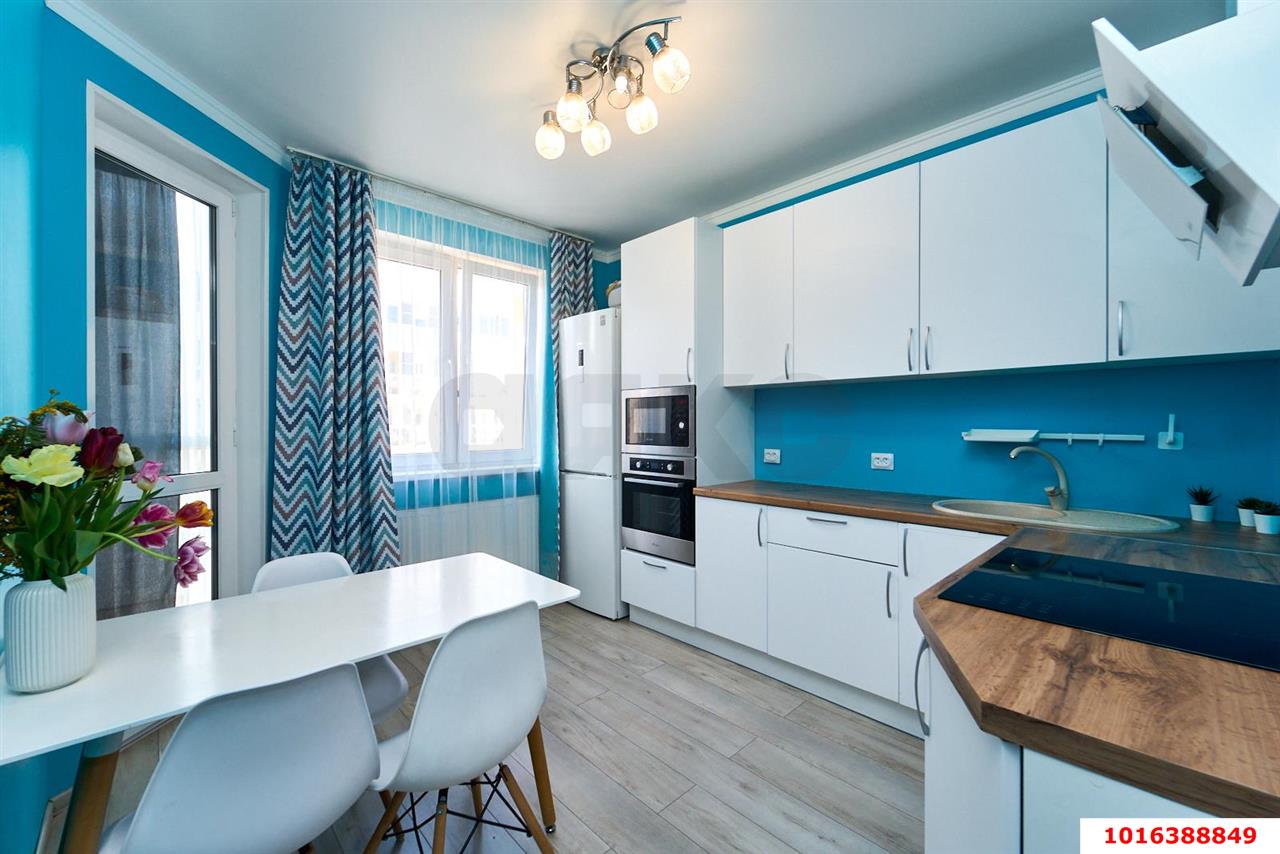 Фото №3: 1-комнатная квартира 32 м² - Краснодар, Прикубанский внутригородской округ, мкр. жилой комплекс Южане, ул. Даниила Смоляна, 78