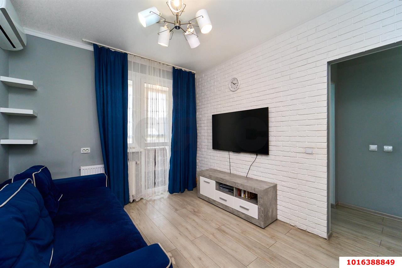 Фото №4: 1-комнатная квартира 32 м² - Краснодар, Прикубанский внутригородской округ, мкр. жилой комплекс Южане, ул. Даниила Смоляна, 78