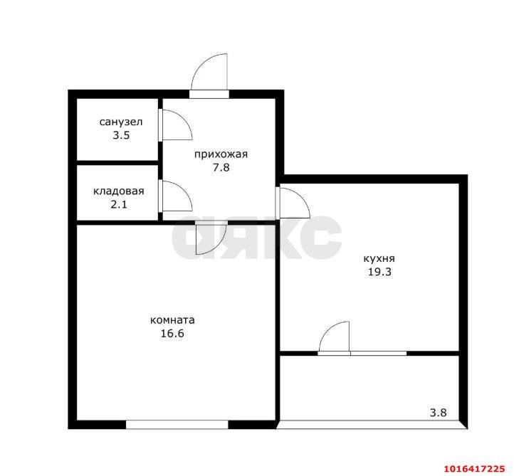 Фото №14: 1-комнатная квартира 53 м² - Краснодар, Прикубанский внутригородской округ, мкр. Краевая Клиническая Больница, ул. Черкасская, 55