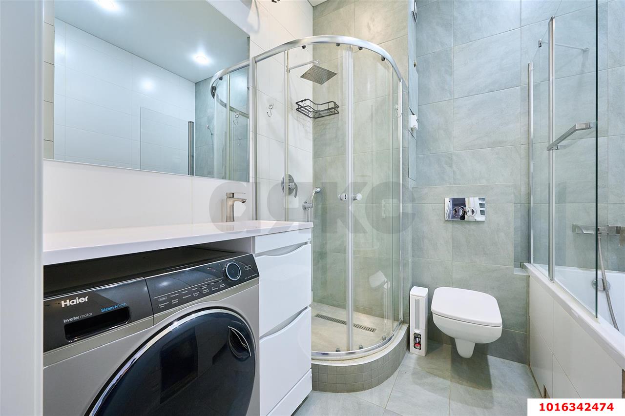 Фото №10: 2-комнатная квартира 57 м² - Краснодар, Прикубанский внутригородской округ, мкр. ЖК Бауинвест, ул. имени 40-летия Победы, 186к3