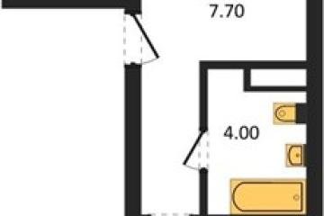 Фото №1: 1-комнатная квартира 47 м² - Краснодар, мкр. Карасунский внутригородской округ, 