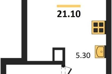 Фото №1: Студия 21 м² - Краснодар, мкр. Прикубанский внутригородской округ, 