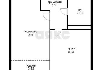 Фото №1: 1-комнатная квартира 38 м² - Краснодар, мкр. Черёмушки, ул. Обрывная, 132/1