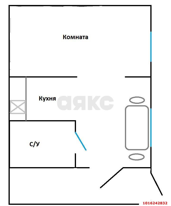 Фото №10: 1-комнатная квартира 17 м² - Геленджик, ул. Десантная, 26А