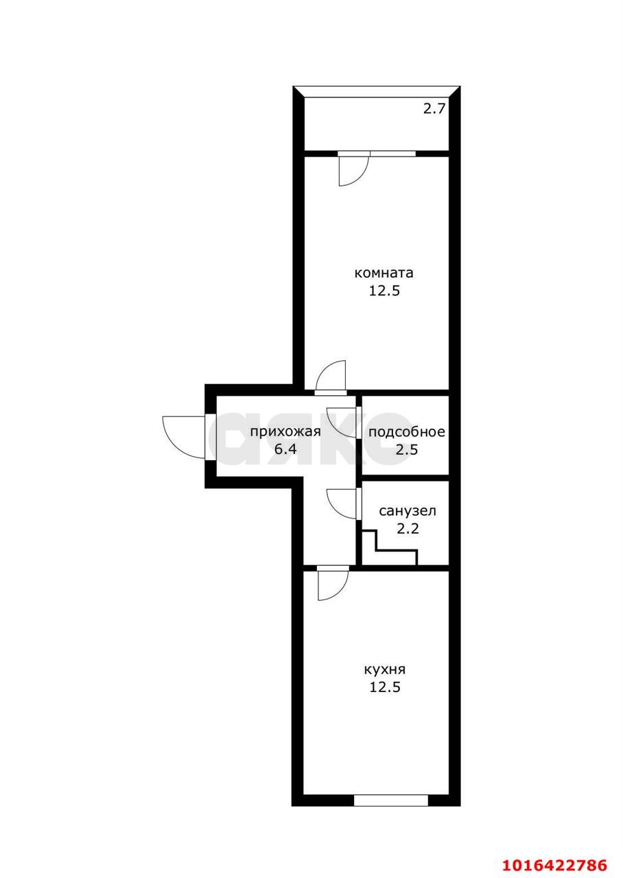 Фото №4: 1-комнатная квартира 39 м² - Пригородный, Карасунский внутригородской округ, Алтайский, мкр. жилой комплекс Мини-полис Куб-А, ул. Сербская, 6к6