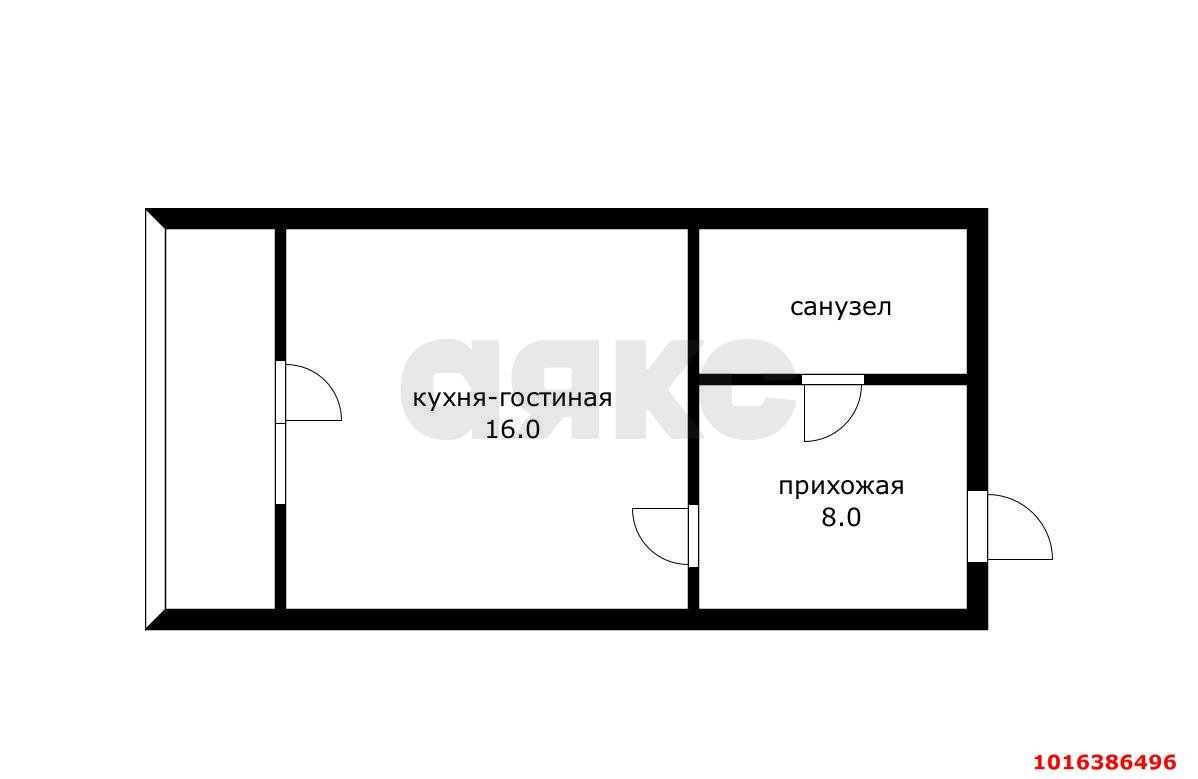 Фото №17: Студия 29 м² - Российский, мкр. Прикубанский внутригородской округ, ул. Куликова Поля, 33