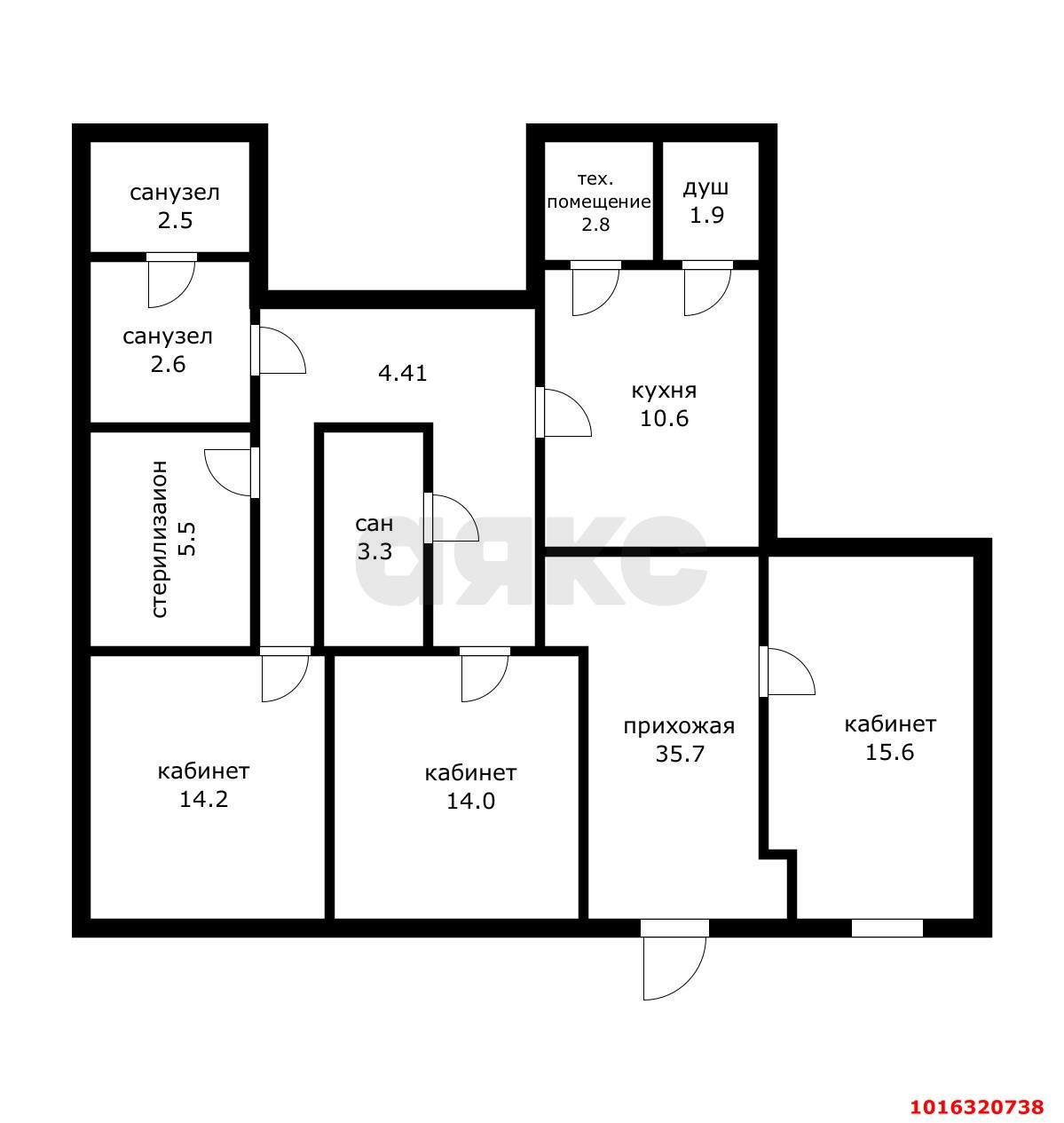 Фото №13: Коммерция 109 м² - Краснодар, Прикубанский внутригородской округ, Панорама, мкр. ЖК Флотилия, ул. им. Героя Сарабеева В.И.