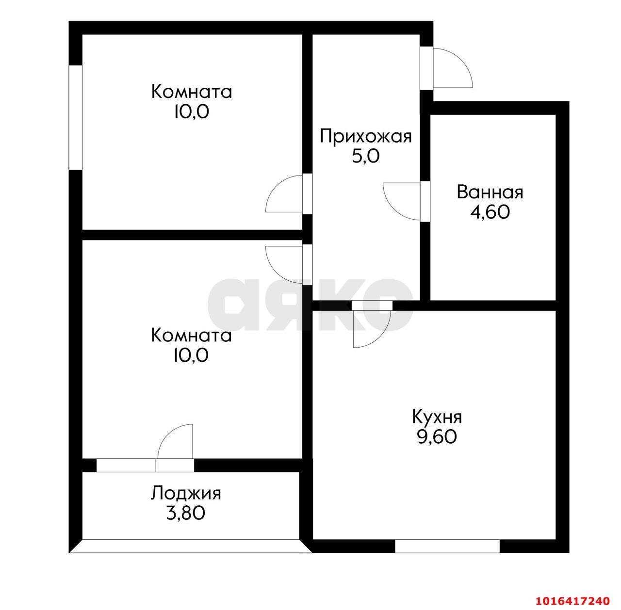 Фото №15: 2-комнатная квартира 42 м² - Краснодар, Прикубанский внутригородской округ, мкр. жилой комплекс Самолёт-2, ул. Западный Обход, 57к3