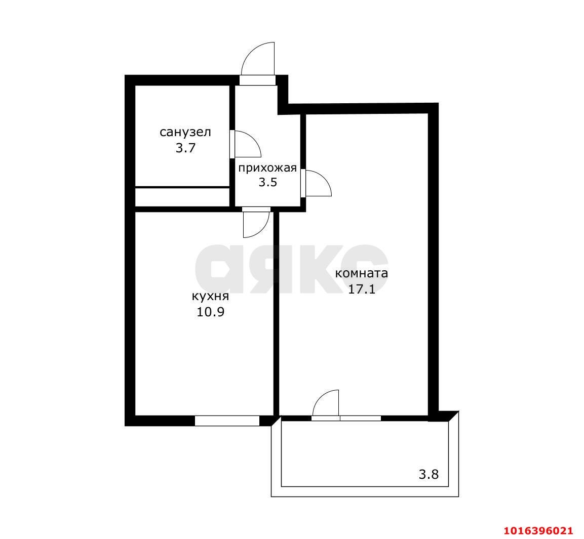 Фото №11: 1-комнатная квартира 40 м² - Краснодар, ЖК Возрождение, Прикубанский внутригородской округ, мкр. Восточно-Кругликовский, ул. имени 40-летия Победы, 113