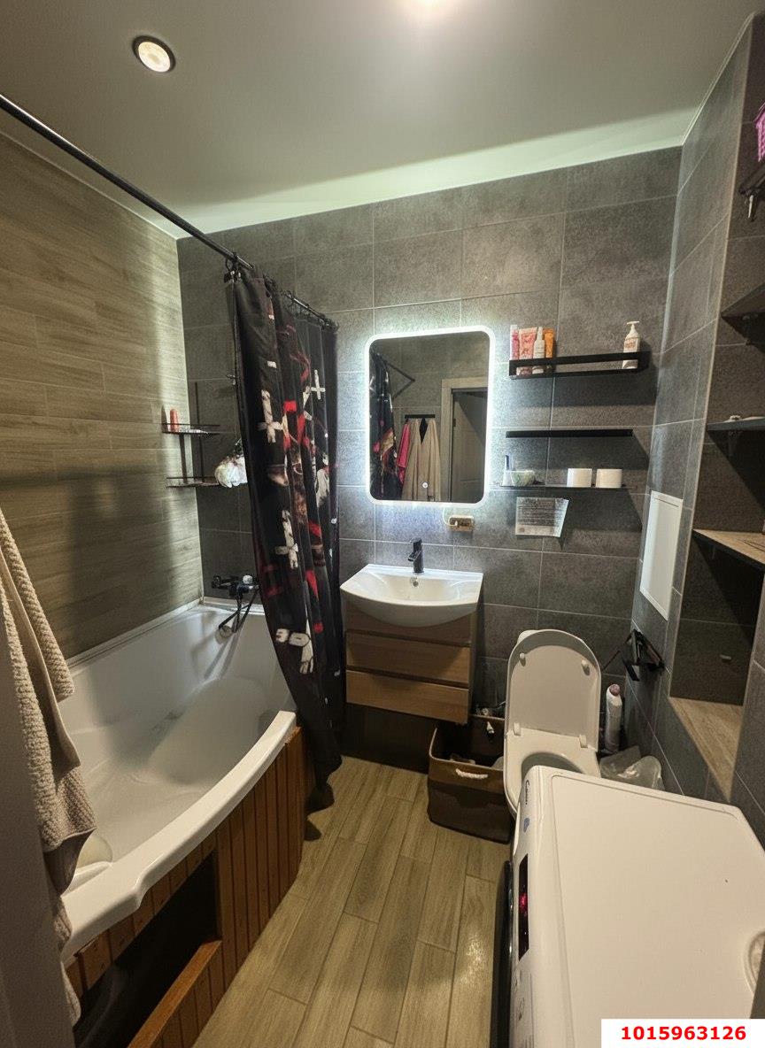 Фото №10: 1-комнатная квартира 44 м² - Краснодар, Прикубанский внутригородской округ, мкр. Любимово, 2/1