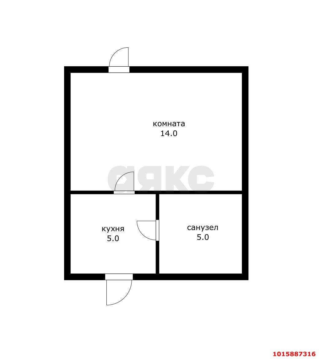 Фото №5: Студия 24 м² - Краснодар, Прикубанский внутригородской округ, мкр. Славянский, ул. Заполярная, 45
