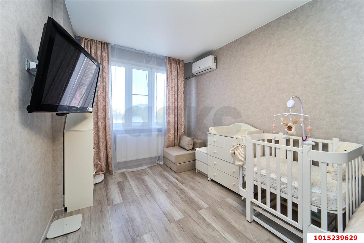 Фото №7: 1-комнатная квартира 36 м² - Краснодар, Прикубанский внутригородской округ, Калинино, Завод Радиоизмерительных Приборов, мкр. ЖК Акварели-2, ул. Тепличная, 62/1к6