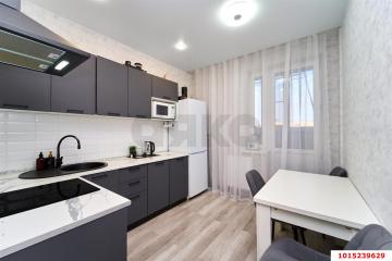 Фото №1: 1-комнатная квартира 36 м² - Краснодар, мкр. ЖК Акварели-2, ул. Тепличная, 62/1к6